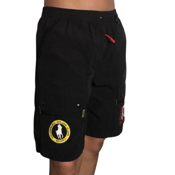 Compartmental Cargo Style Swim Trunk Shorts - Image 3